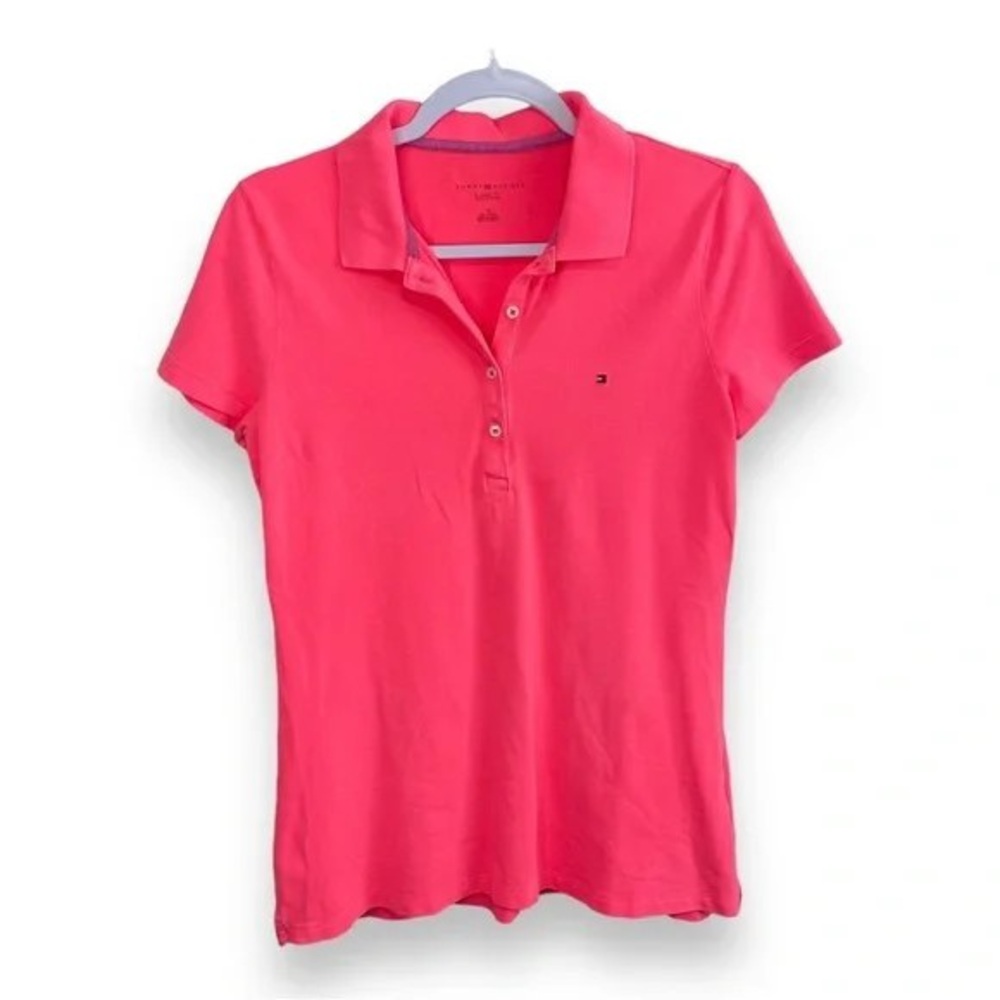 Tommy Hilfiger Women's Pink Polo Shirt